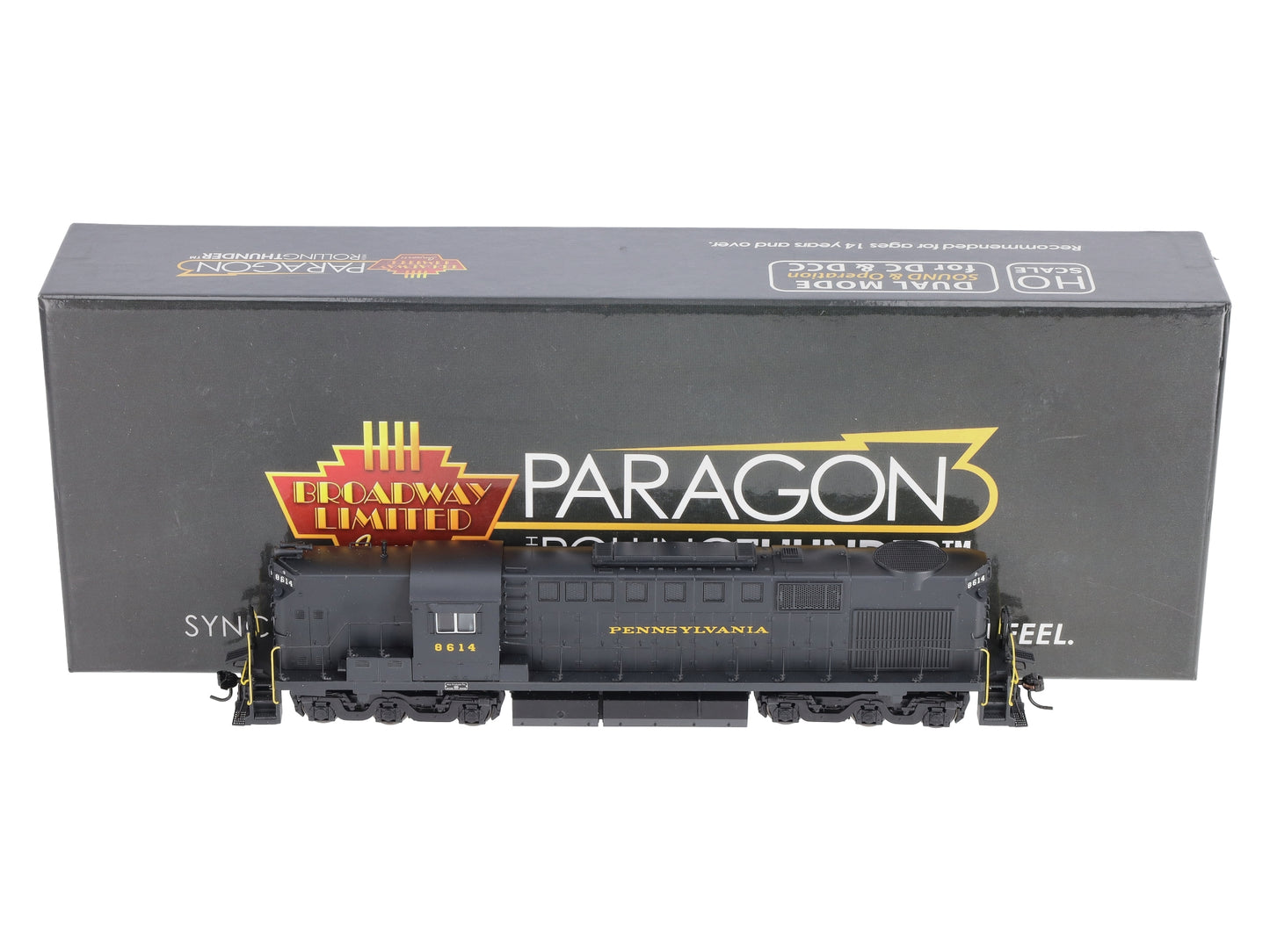 Broadway Limited 4887 HO Scale PRR Alco RSD-15 Diesel #8614 w/ Paragon3