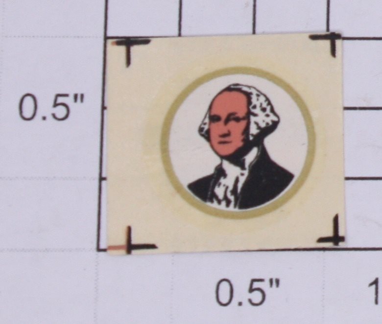 Lionel 9502-24 George Washington Water Soluble Decal