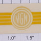Lionel 8659-10 VGN Water Soluble Decal
