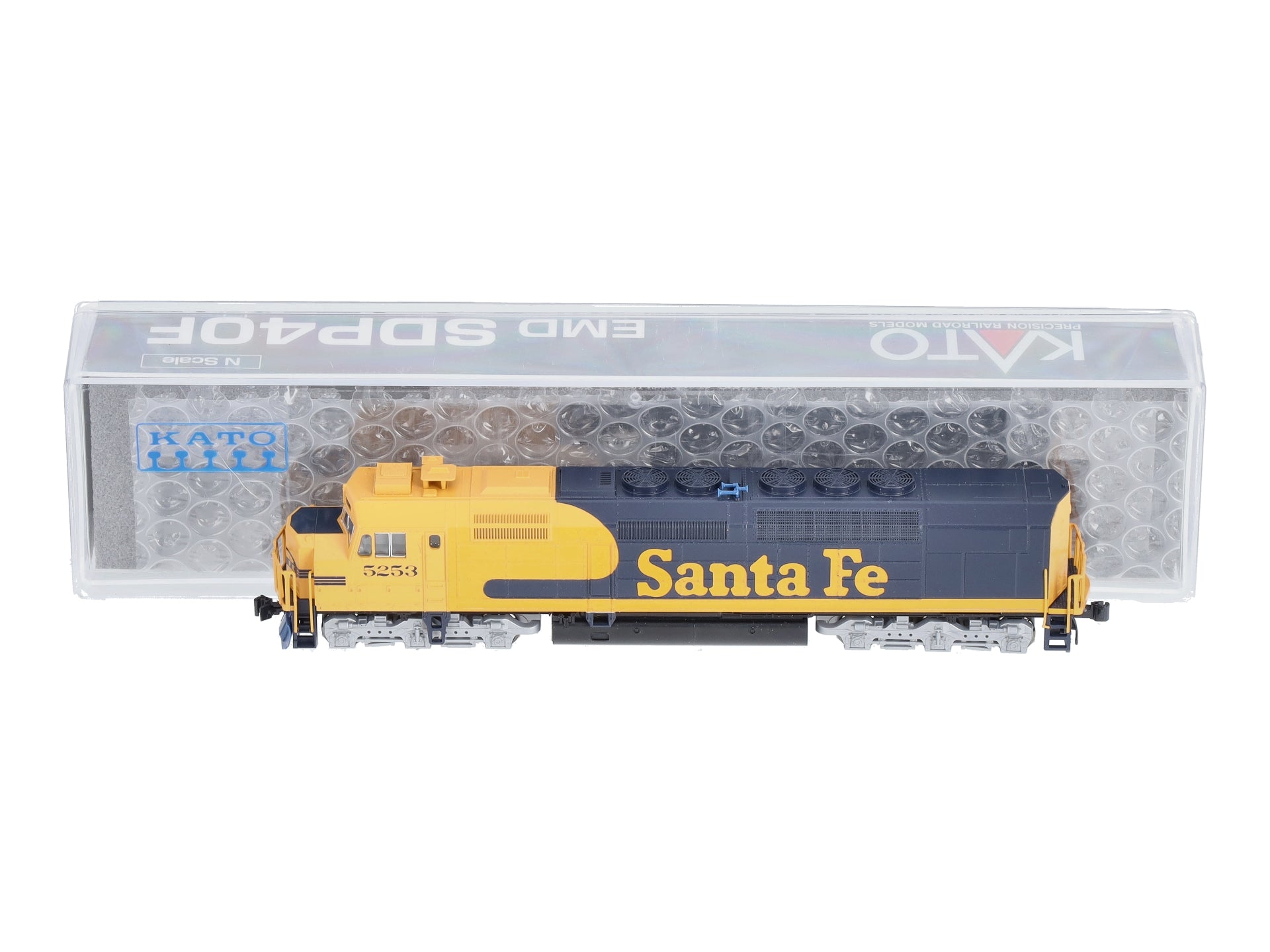 Kato 1769212LS N Santa Fe SDP40F Type IVa with Loksound #5253