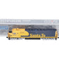 Kato 176-9213-LS N Santa Fe EMD SDP40F Type IVA Diesel Locomotive LokSound #5267