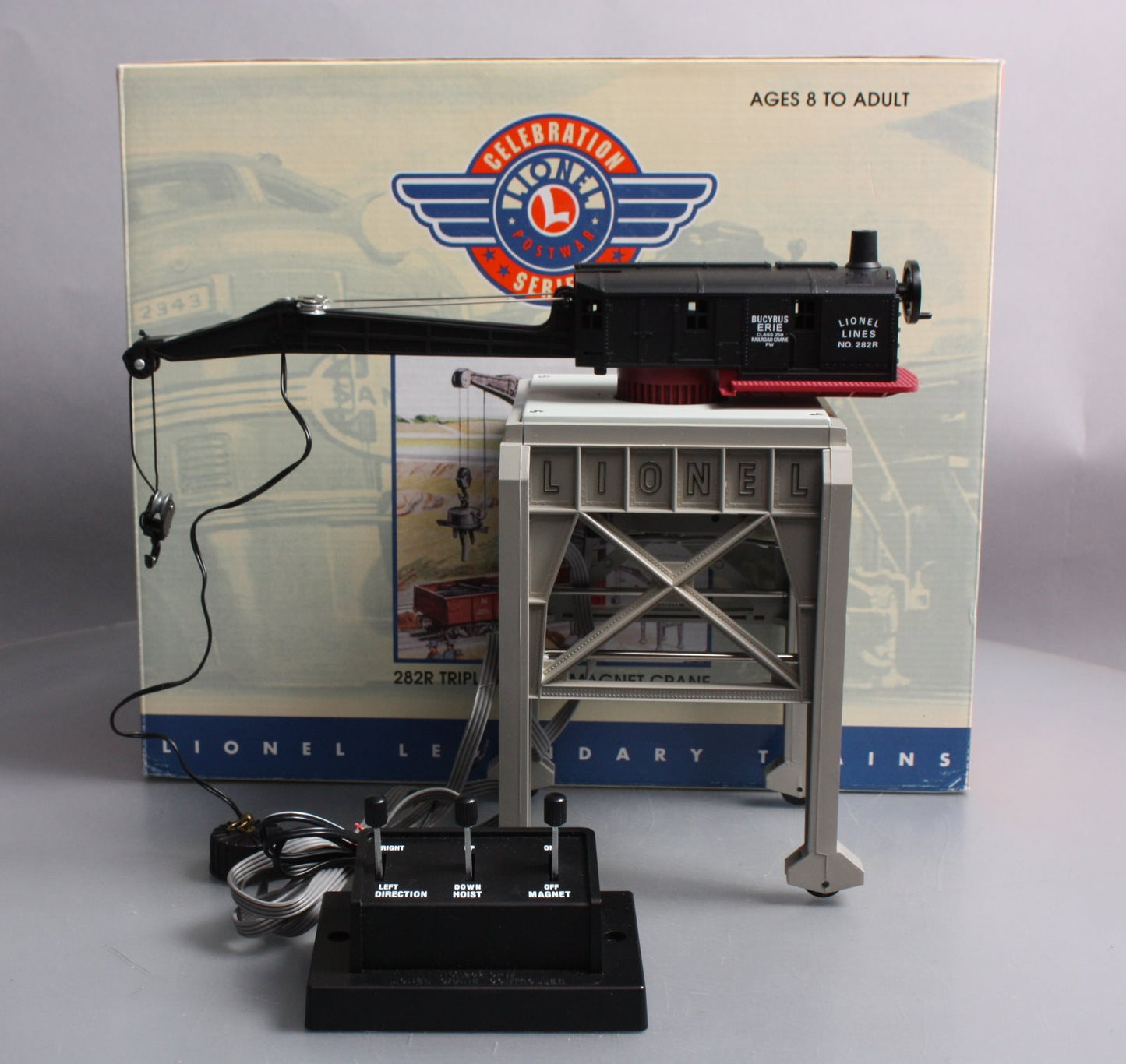 Lionel 6-22998 O PWC 282R Gantry Crane with Electromagnet LN/Box