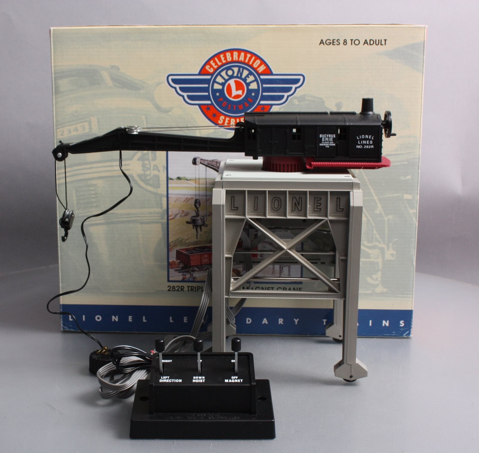 Lionel 6-22998 O PWC 282R Gantry Crane with Electromagnet LN/Box