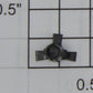 Lionel 600-15 .100" Blackened Aluminum Truck Clip