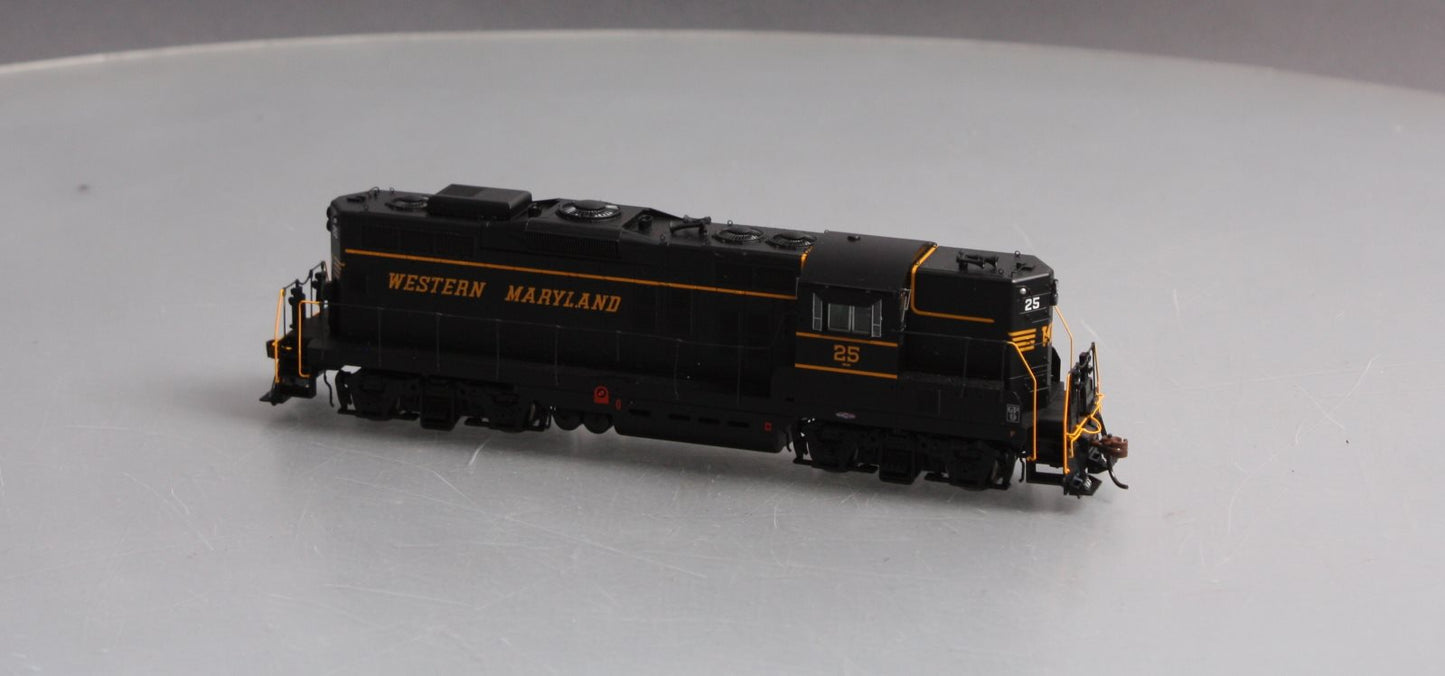 Athearn G62783 HO Scale Western Maryland GP9 Diesel Locomotive #25 w/ DCC/Sound