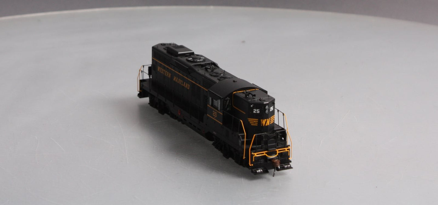 Athearn G62783 HO Scale Western Maryland GP9 Diesel Locomotive #25 w/ DCC/Sound
