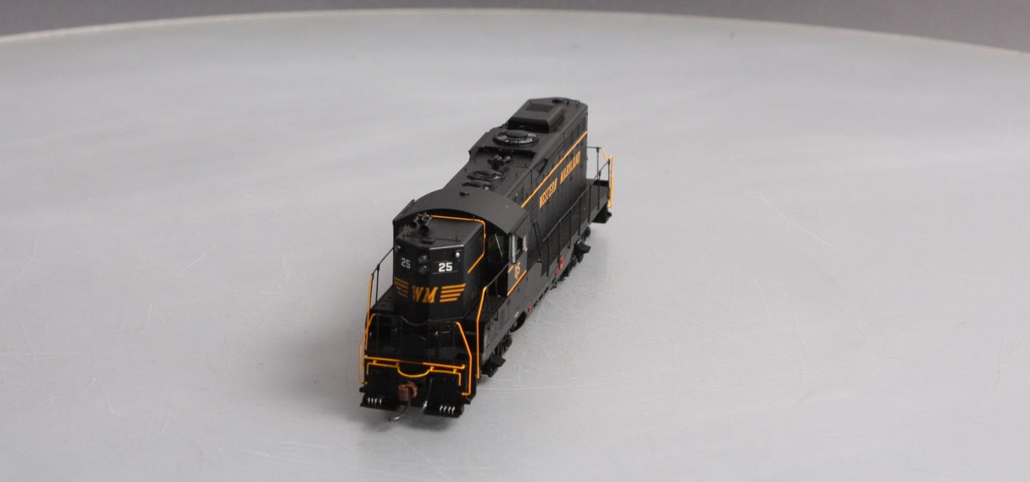 Athearn G62783 HO Scale Western Maryland GP9 Diesel Locomotive #25 w/ DCC/Sound