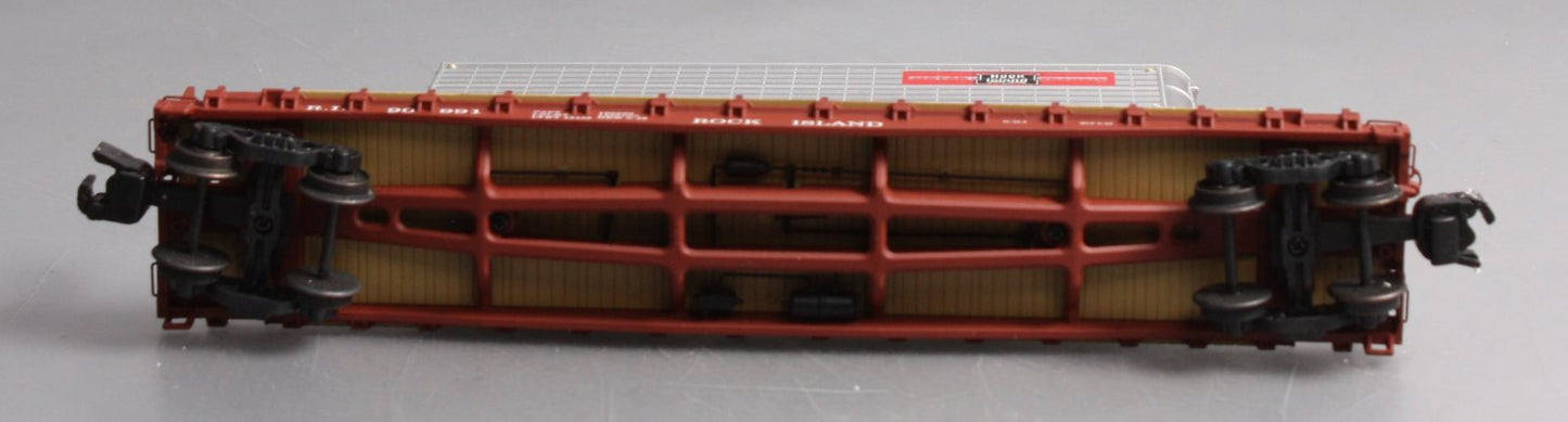 The Showcase Line 00180 S Scale TOFC Rock Island w/ RI Trailer EX/Box