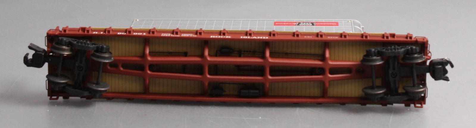 The Showcase Line 00180 S Scale TOFC Rock Island w/ RI Trailer EX/Box