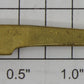 Lionel 511-3 Brass Flatcar Stake 1 3/4
