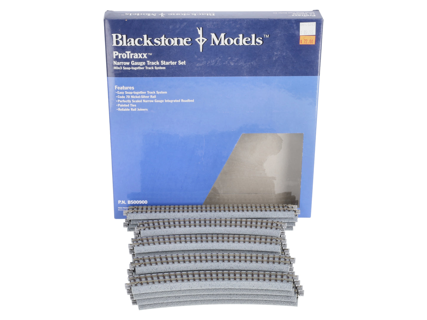 Blackstone Models B500900 HOn3 ProTraxx Narrow Gauge Track Starter Set LN/Box