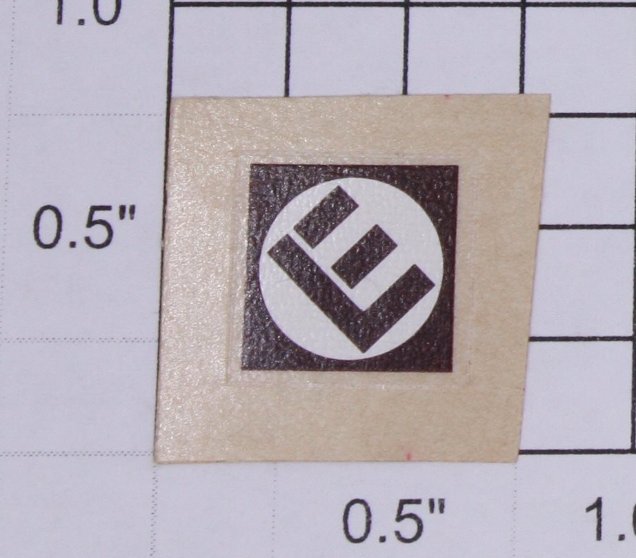 Lionel 8458-10 Erie Lackawanna Individual Adhesive Sticker Decal