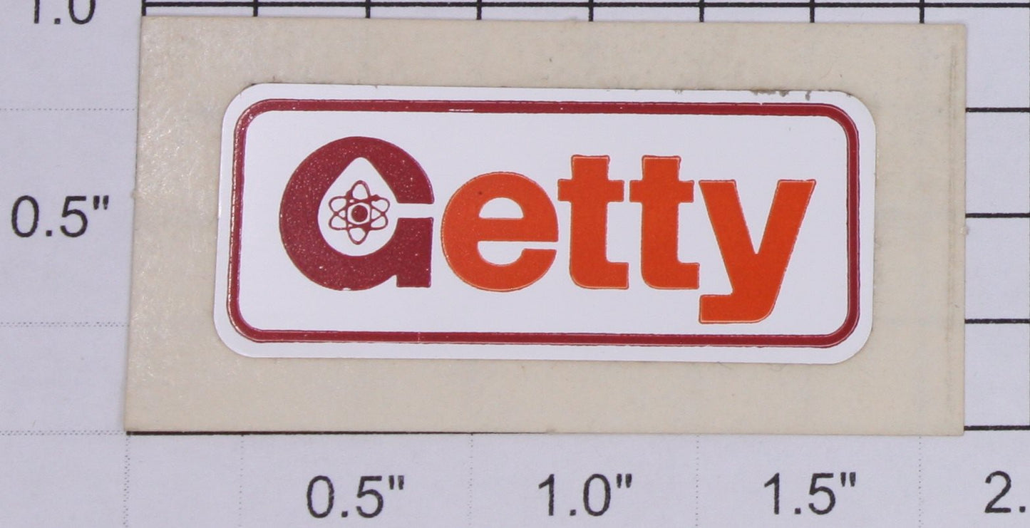 Lionel 9373-10 Getty Sticker Adhesive Decal-Sold Individually