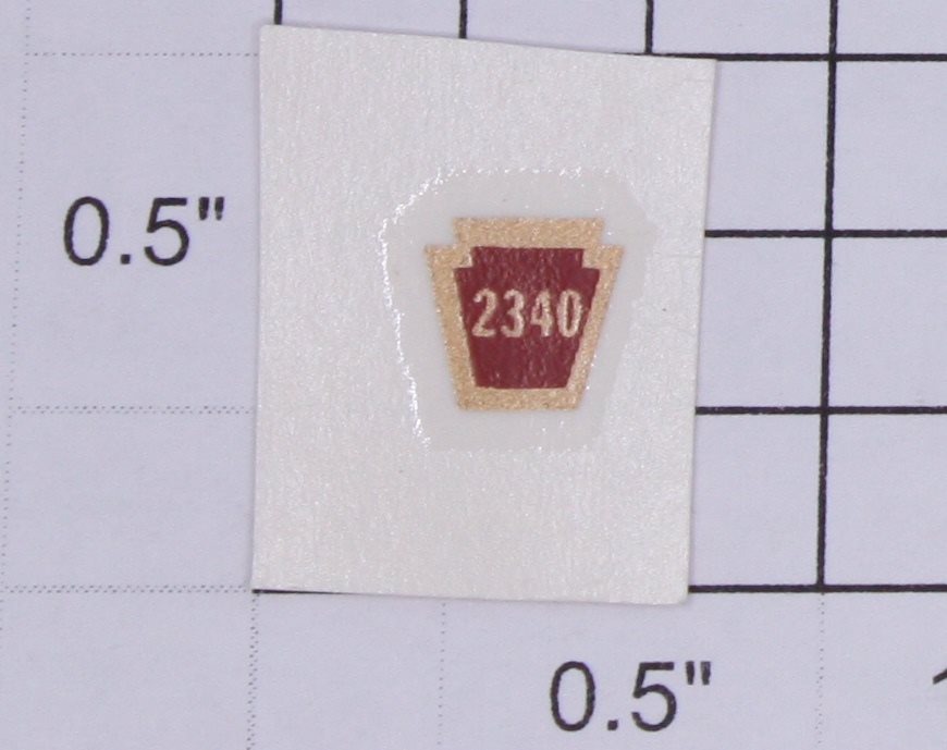 Lionel 2340-8 GG-1 Keystone #2340 Water Soluble Decal-Sold Individually