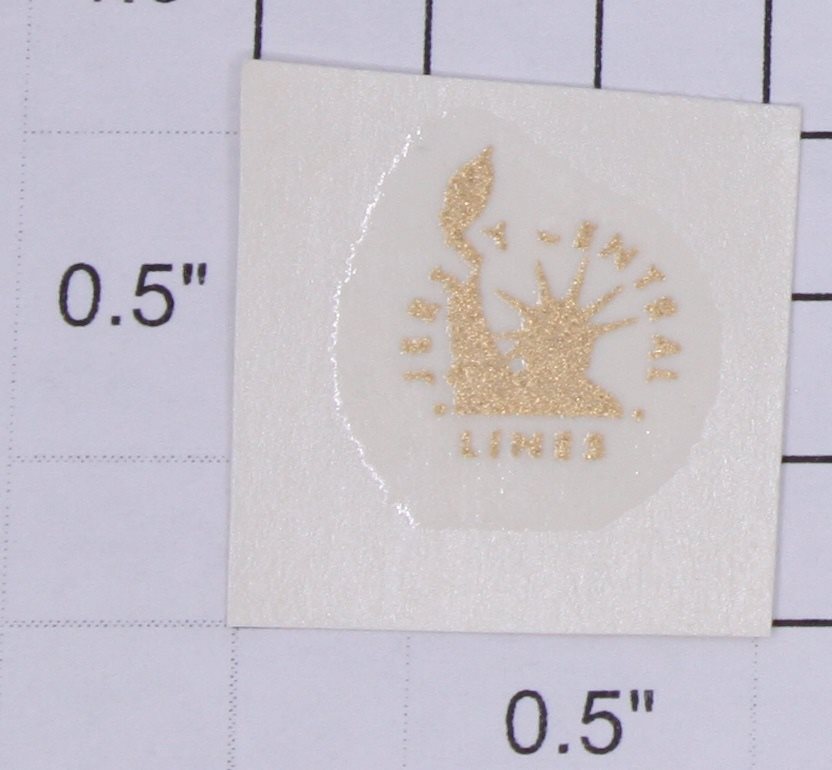 Lionel 2341-15 Gold Jersey Central Water Soluble Decal