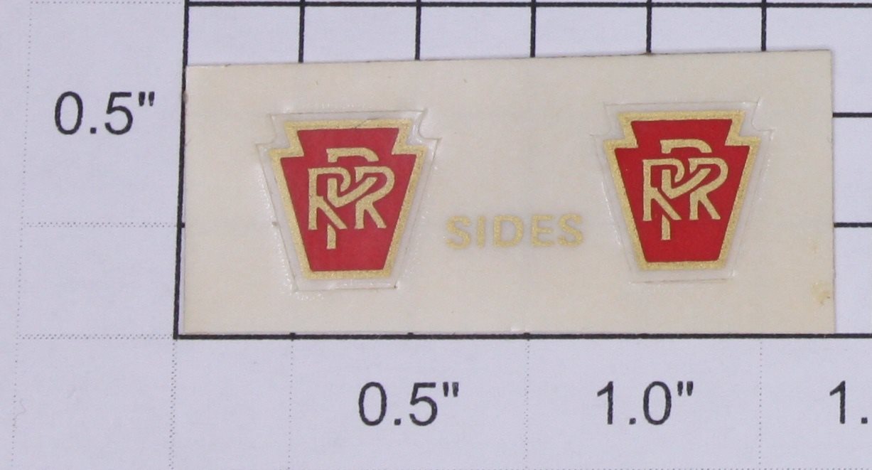 Lionel 8150-10 GG-1 Pennsy Side Train Adhesive Decal-Pair