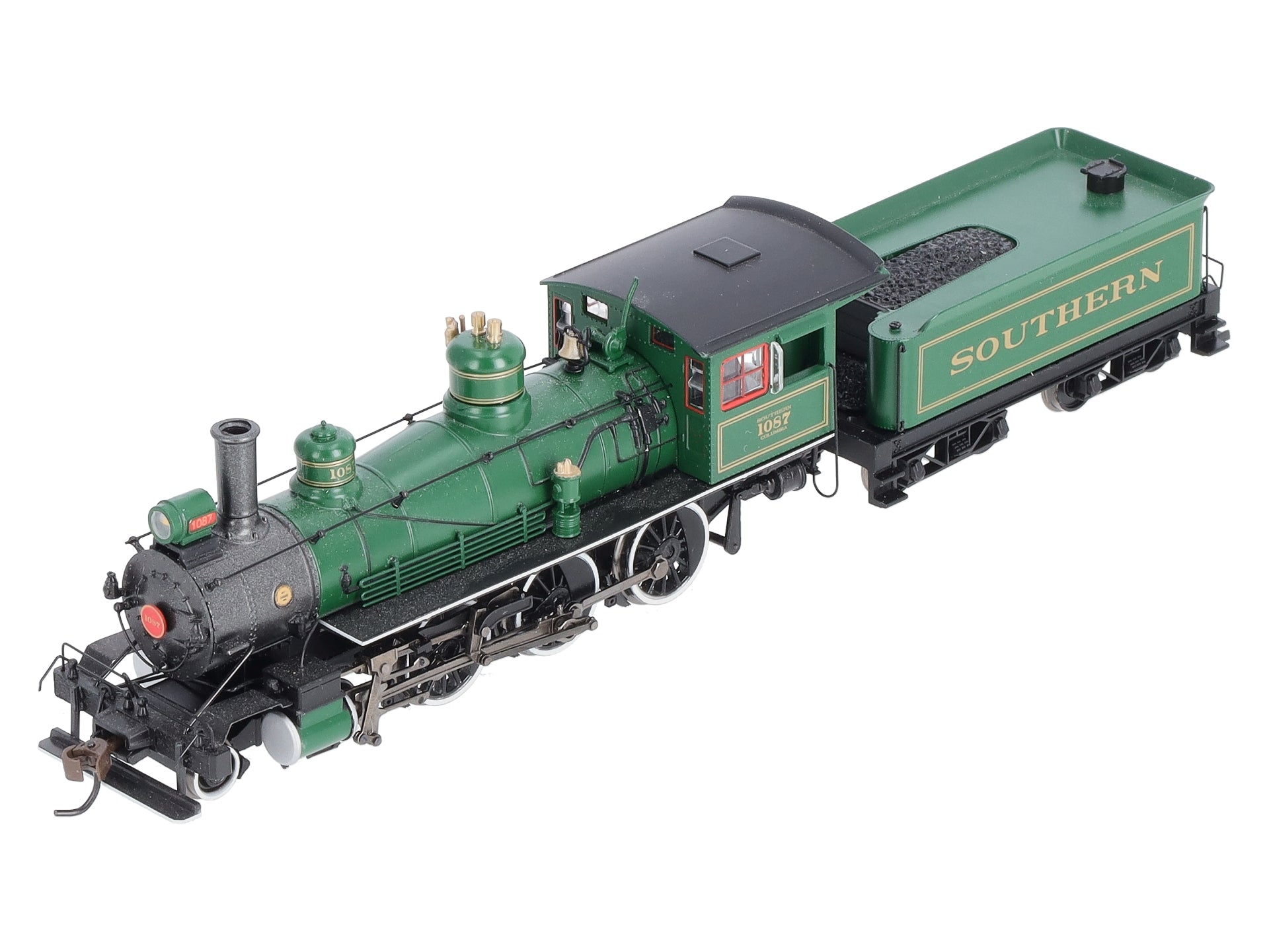 Bachmann 51403 HO Southern Baldwin 4-6-0 Steam Loco w/DCC & Sound #1087