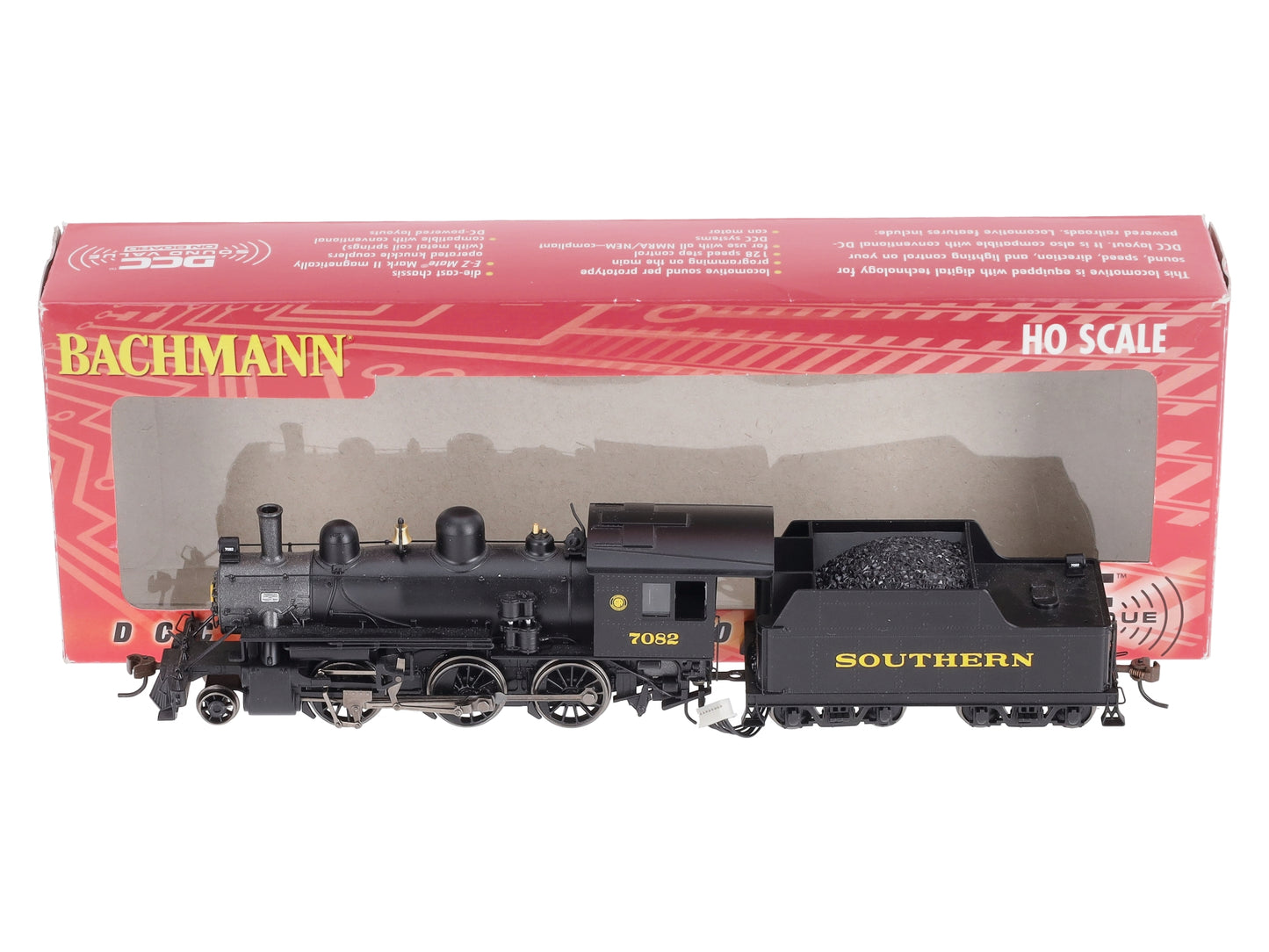 Bachmann 51815 HO Southern Alco 2-6-0 Steam Locomotive w/Sound & DCC #7082