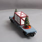 MTH 30-76681 O North Pole Flatcar with Lighted Christmas Trees