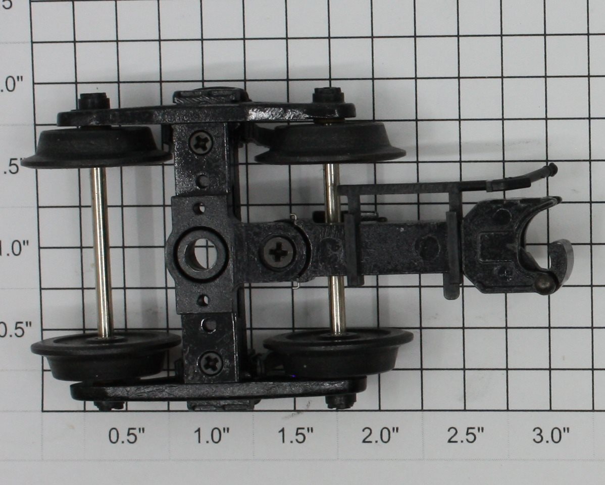Atlas 66034 4-Wheel Diecast 70 Ton Roller Bearing Truck w/ Rotating Axle Caps