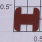 Lionel 1121-44 Red Thick Fiber Rail Switch Insulator