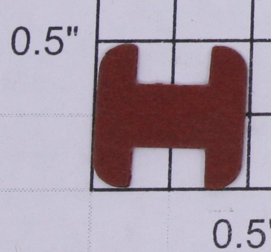 Lionel 1121-44 Red Thick Fiber Rail Switch Insulator