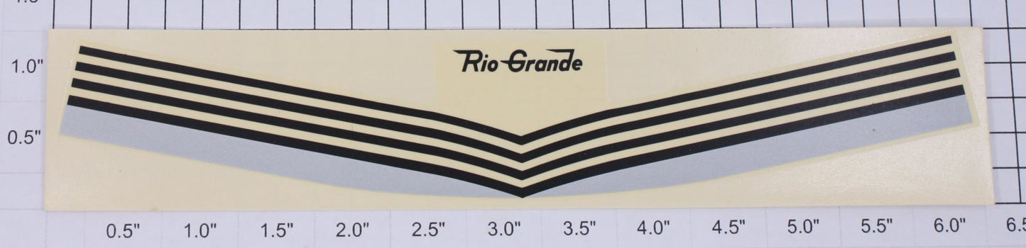 Lionel 2379-10 Rio Grande Water Soluble Nose Decal