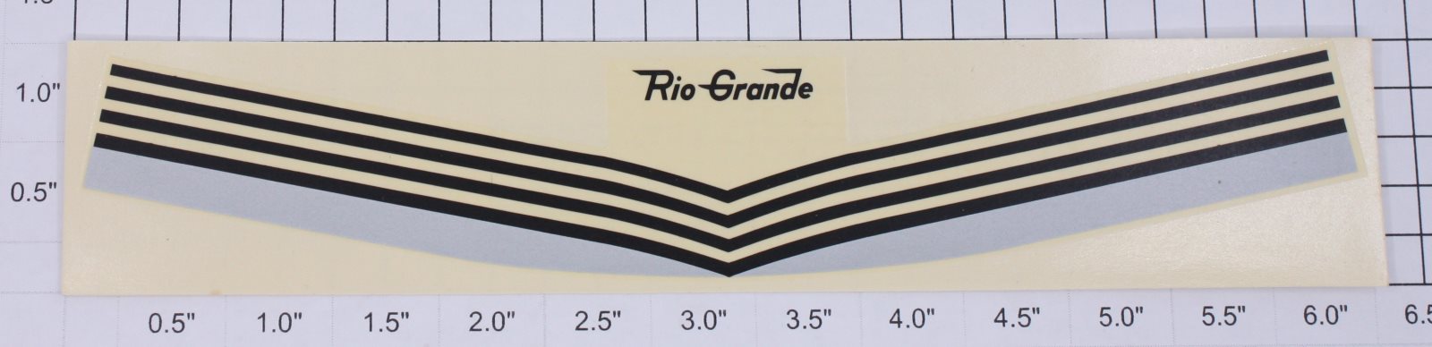 Lionel 2379-10 Rio Grande Water Soluble Nose Decal