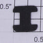 Lionel 1121-44 Black Fiber Rail Insulator