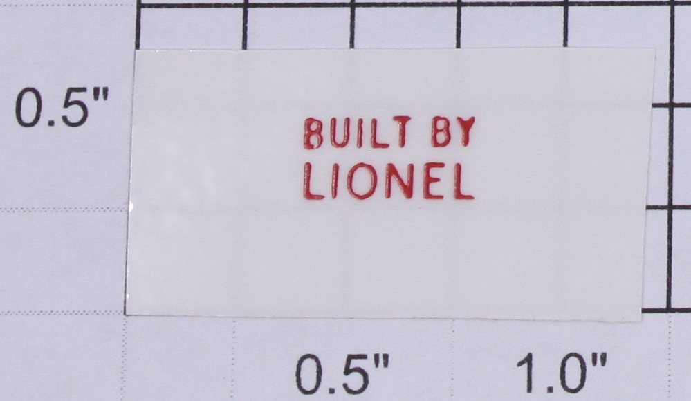 Lionel 2023-14 Red 