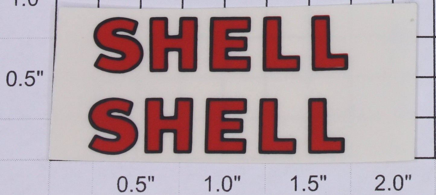 Lionel 715-10 Red/Black Prewar "Shell" Water Tank Sticker Decal Set (2)