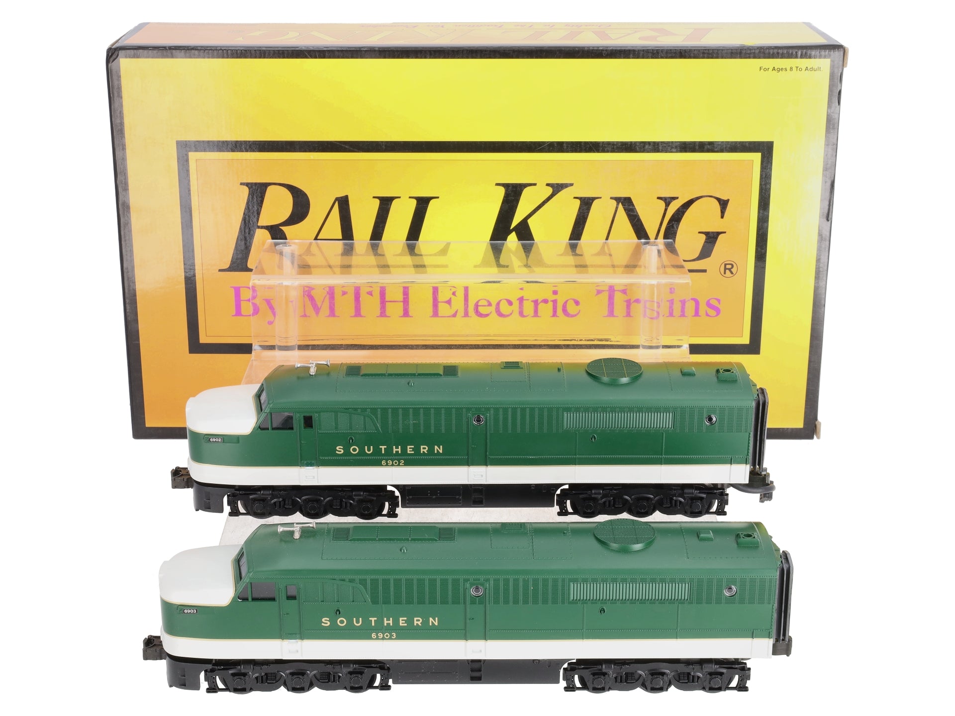 MTH 30-2151-1 O Southern Alco PA AA Diesel Engine Set w/PS1 #6902/6903 LN/Box