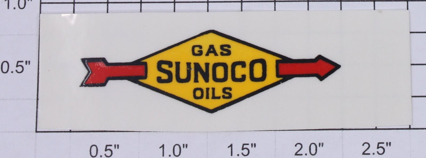 Lionel 2654-1 Sunoco Arrow Oil Tank Sticker Decal