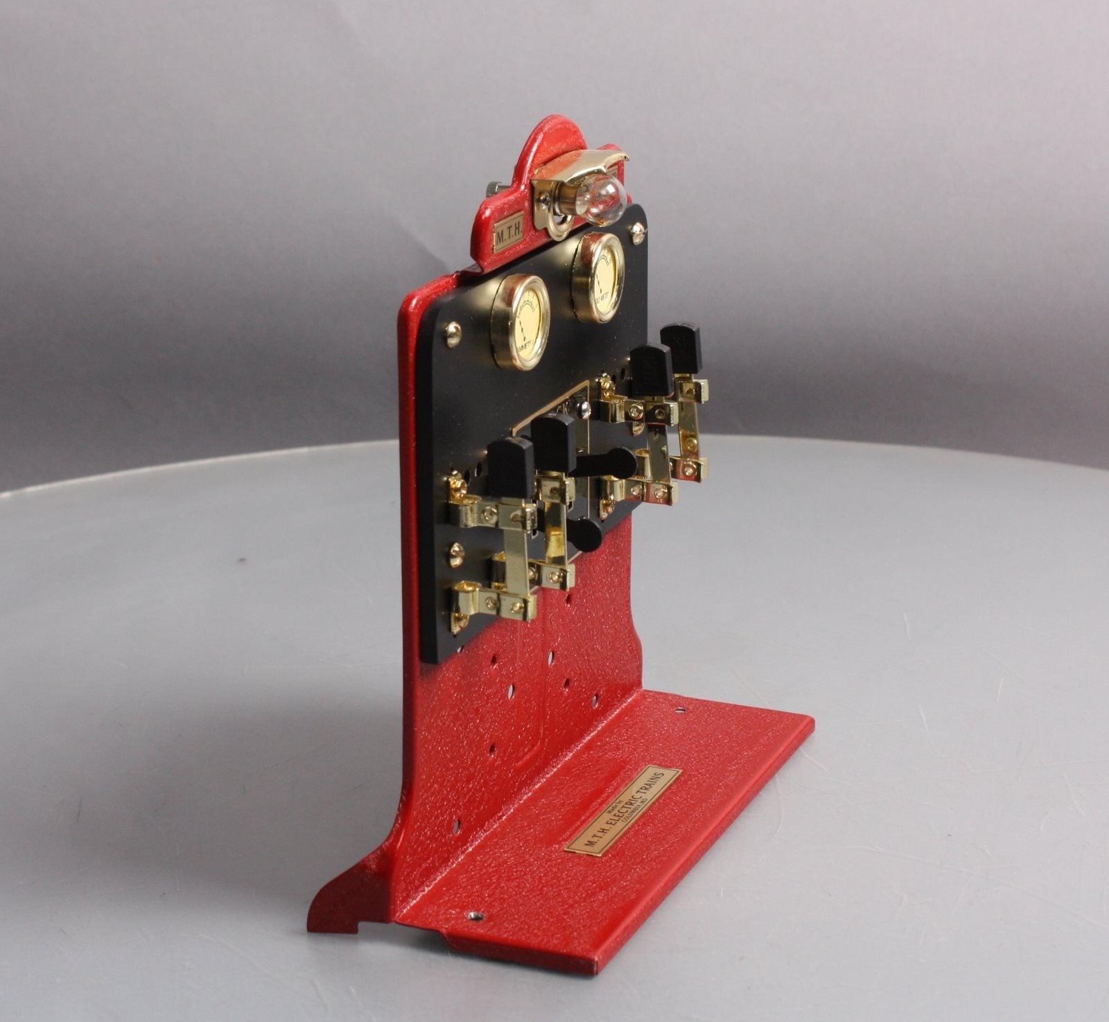 MTH 10-4041 #440C Control Panel-Crackle Red w/Brass