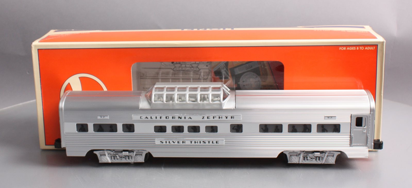 Lionel 6-29137 O Western Pacific California Zephyr 