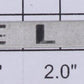 Lionel 2532-49X Nickel "Lionel Lines" Nameplate with Holes-No Adhesive