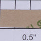 Lionel 654-10 Nickel "No. 654" Name Plate with Adhesive