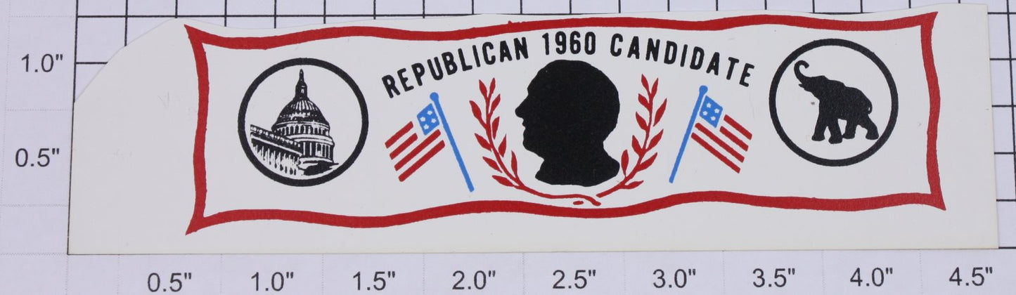 Lionel 1640-08 Presidential Special "Republican 1960 Candidate" Banner