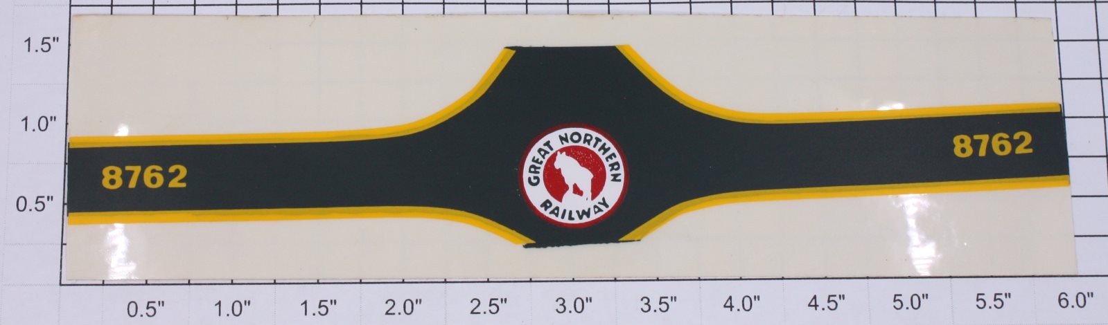 Lionel 8762-10 Great Northern Railway Sticker Nose Decal