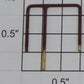 Lionel 717-13 3 Stanchion Frame Handrail