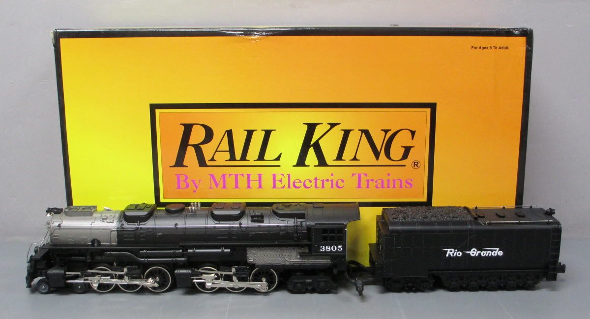 MTH 30-1189-1 O Gauge D&RG 4-6-6-4 Challenger Steam Loco & Tender #3505 w/PS2 EX/Box