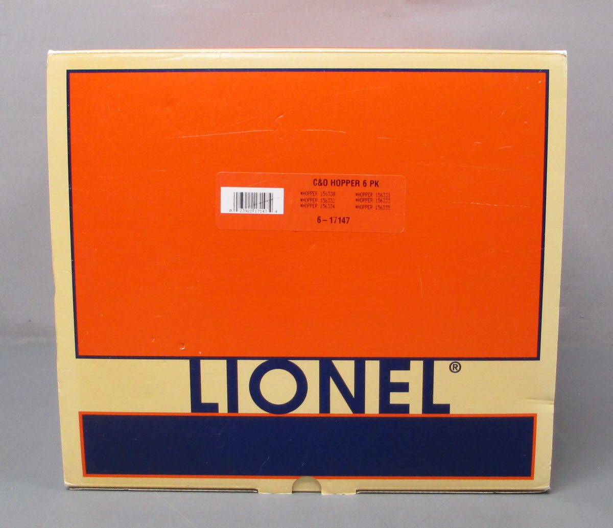Lionel 6-17147 O Gauge Chesapeake and Ohio 3-Bay 6-Car Hopper Set LN/Box
