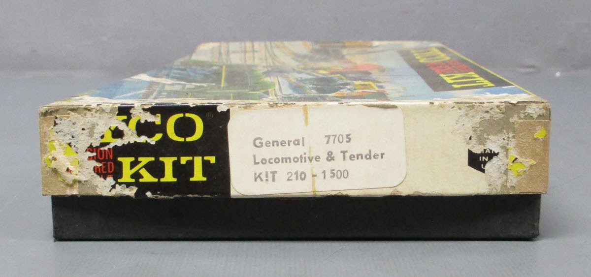Tyco 210-1500 Vintage HO Scale The General Diecast Steam Locomotive Kit