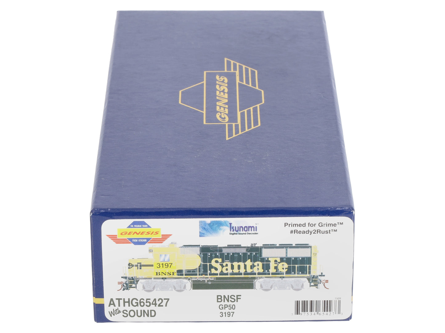 Athearn G65427 HO BNSF/EX-Santa Fe GP50 PHASE I Diesel Loco w/DCC & Sound #3197
