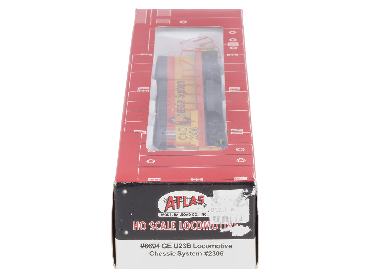 Atlas 8694 HO Scale Chessie System GE U23B Diesel Locomotive #2306