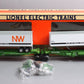 Lionel 6-52014 O Gauge Burlington Northern TTUX Flat Car with Trailers LN/Box