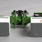 Lionel 6-52014 O Gauge Burlington Northern TTUX Flat Car with Trailers LN/Box