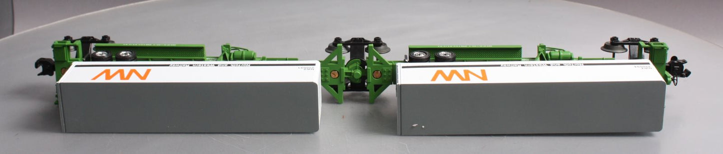 Lionel 6-52014 O Gauge Burlington Northern TTUX Flat Car with Trailers LN/Box