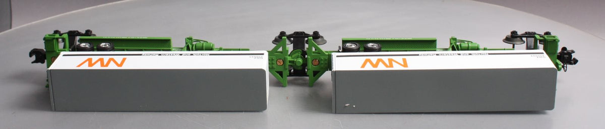 Lionel 6-52014 O Gauge Burlington Northern TTUX Flat Car with Trailers LN/Box