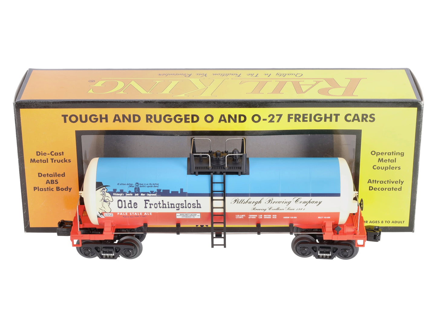 MTH 30-73201 O Gauge Olde Frothingslosh Modern Tank Car LN/Box